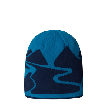 Czapka zimowa unisex The North Face REVERSIBLE HIGHLINE granatowa NF0A7WLADIA