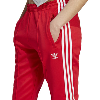 Spodnie dresowe damskie adidas ADICOLOR CLASSIC SST czerwone IK6603