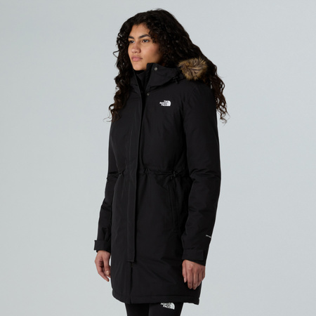 Parka z kapturem damska The North Face ZANECK czarna NF0A8DZNJK3