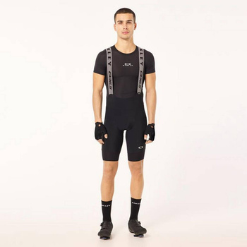 Spodenki rowerowe męskie Oakley GRIDSKIN BIBSHORT Q36.5 czarne FOA405952-02E