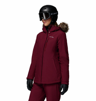 Kurtka narciarska damska Columbia AVA ALPINE II bordowa 2085831624