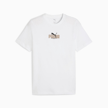 Koszulka męska Puma GRAPHIC WORDING biała 68803202