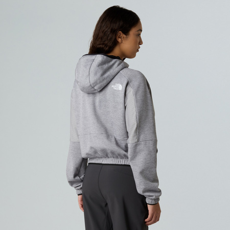 Polar z kapturem damski The North Face MOUNTAIN ATHLETICS FLEECE FZ szary NF0A8DXXEB9