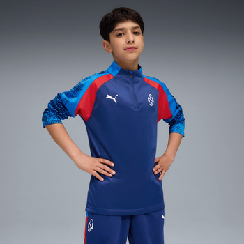 Bluza chłopięca Puma NEYMAR JR PLAYMAKER 1/4 ZIP JR niebieska 66031110