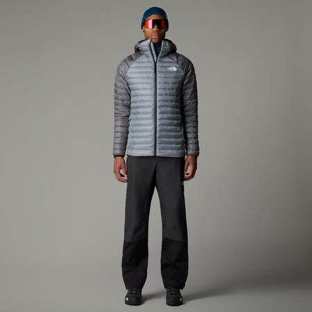 Kurtka puchowa z kapturem męska The North Face BETTAFORCA szara NF0A87GXAWM