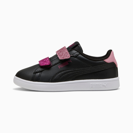 Buty sportowe dziewczęce Puma SMASH 3.0 L GLITTER VELCRO V PS czarne 39560907