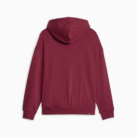 Bluza z kapturem damska Puma HER TR bordowa 67657322