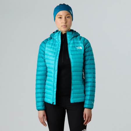 Kurtka puchowa z kapturem damska The North Face BETTAFORCA LT DOWN niebieska NF0A8E0J5A2