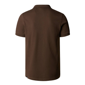 Koszulka polo męska The North Face PREMIUM POLO PIQUET brązowa NF00CEV4HCF