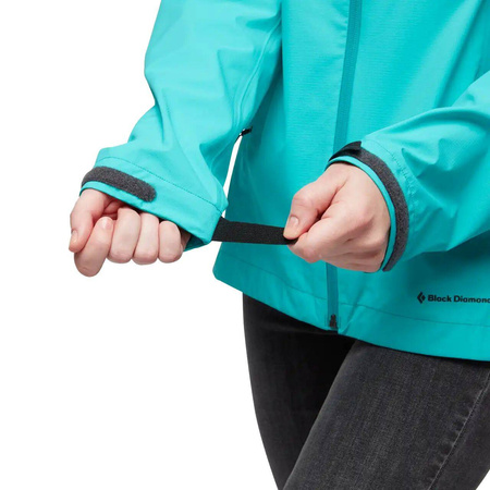 Kurtka przeciwdeszczowa damska Black Diamond HIGHLINE STRETCH SHELL niebieska AP7450014050
