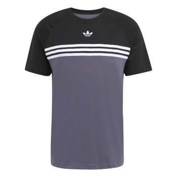 Koszulka męska adidas CHEST STRIPES szara KE2130