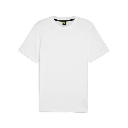 Koszulka męska Puma FERRARI RACE TONAL BIG SHIELD biała 62705704