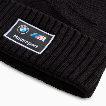Czapka zimowa unisex Puma BMW MMS CLASSIC CUFF czarna 02567001