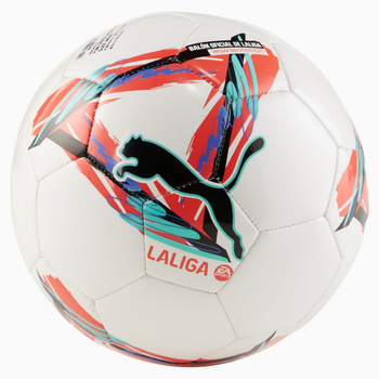 Piłka nożna unisex Puma ORBITA LALIGA 1 MS MINI biała 08428901