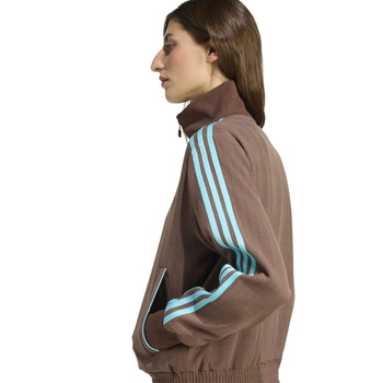 Bluza dresowa damska adidas TAILORED brązowa JX5311