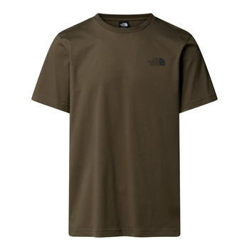 Koszulka męska The North Face BOX NSE EDGE OF LIGHT INFILL zielona NF0A8E3HFA4