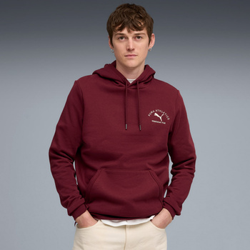 Bluza z kapturem męska Puma CLASS GRAPHIC FL bordowa 68822196