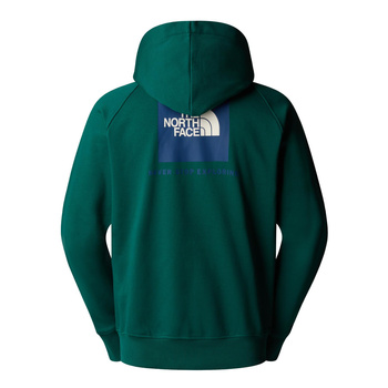 Bluza z kapturem męska The North Face REDBOX zielona NF0A89F9A1B