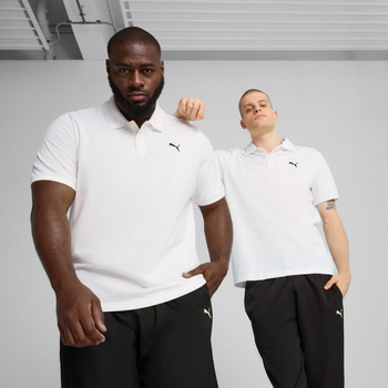 Koszulka polo męska Puma ESS PIQUE biała 68255402