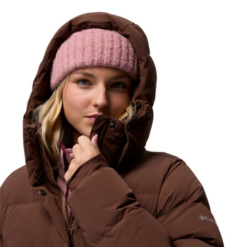 Kurtka puchowa damska Columbia AMAZE PUFF brązowa 2134894256