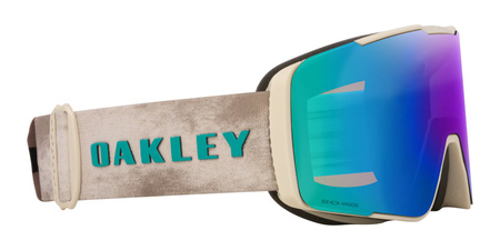 Gogle narciarskie unisex Oakley LINE MINER PRO L beżowe OO7136-15