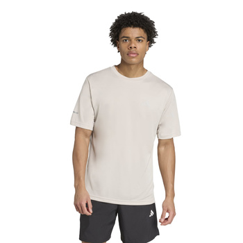 Koszulka treningowa męska adidas TRAINING ESSENTIALS HOLIDAY PACK beżowa JZ4162