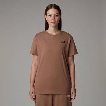 Koszulka damska The North Face REDBOX brązowa NF0A87NK6E1