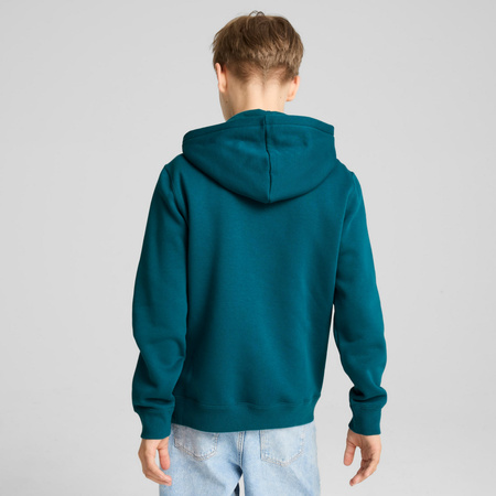 Bluza z kapturem chłopięca Puma SQUAD FL zielona 68277522