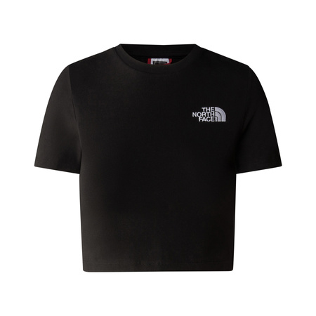 Koszulka damska The North Face ESSENTIAL CROPPED czarna NF0A55AOJK3