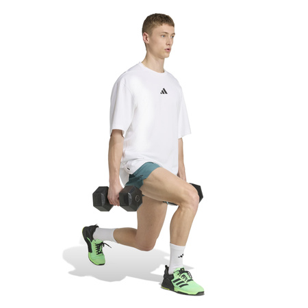 Koszulka treningowa męska adidas POWER biała JV9683