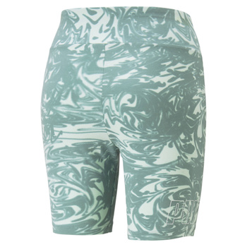 Spodenki damskie Puma POWER AOP 7'' zielone 67364384