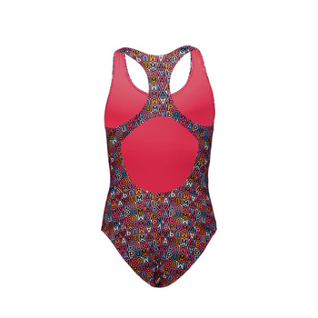 Kostium kąpielowy dziewczęcy Puma SWIM PRINTED wielokolorowy 94706302