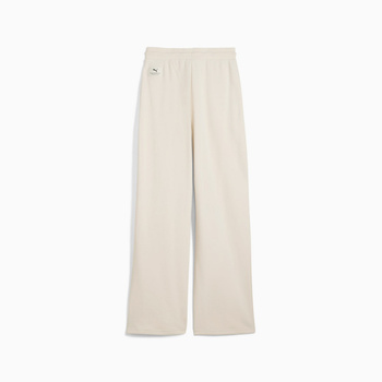 Spodnie dresowe damskie Puma CLASS COMFORT PINNACLE HIGH-WAIST beżowe 68812987