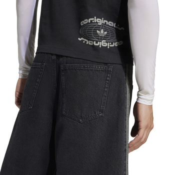 Spodenki jeansowe męskie adidas ADICOLOR FIREBIRD czarne JC6719