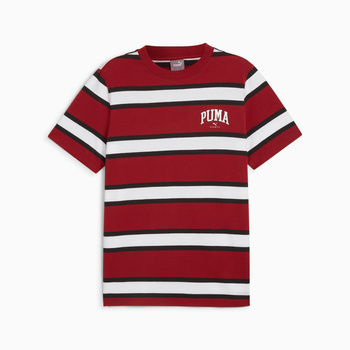 Koszulka męska Puma SQUAD STRIPE AOP czerwona 68179313