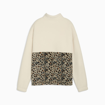 Bluza damska Puma ESS GRAPHIC ANIMAL RELAXED HZ CREW beżowa 68808387