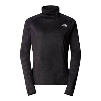 Longsleeve do biegania damski The North Face FLEX WARM grafitowy NF0A894N5S5