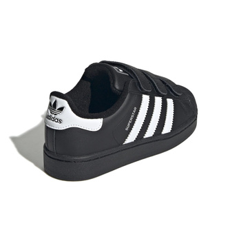 Buty sportowe dziecięce adidas SUPERSTAR II czarne JI3989