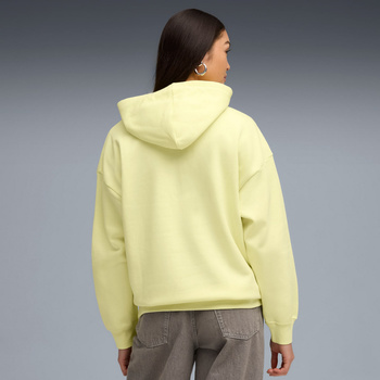 Bluza z kapturem damska Puma ESS OVERSIZED FL żółta 68539835