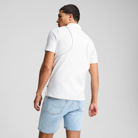 Koszulka polo męska Puma BMW MMS biała 62746202