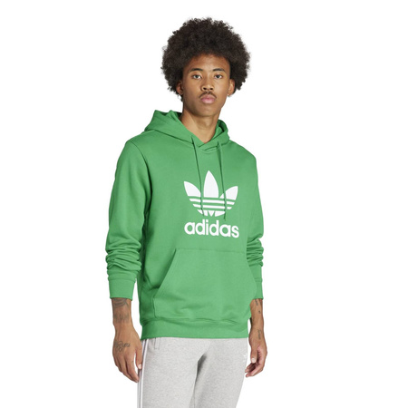 Bluza z kapturem męska adidas ADICOLOR CLASSICS TREFOIL zielona IM9403