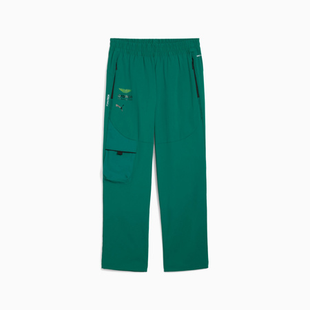 Spodnie dresowe męskie Puma AMF1 LIFESTYLE PUMATECH zielone 63444504