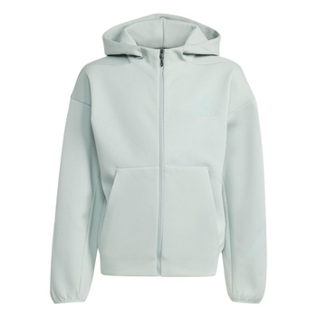Bluza z kapturem dziecięca adidas Z.N.E. zielona KD8561