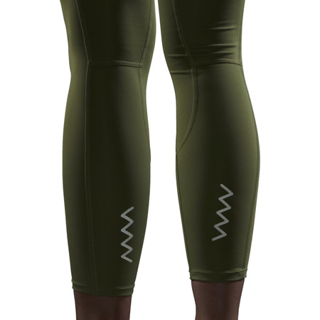 Legginsy damskie adidas FASTIMPACT RUNNING 7/8 zielone HD7056