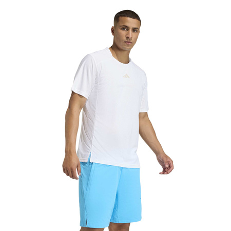 Koszulka treningowa męska adidas CLIMACOOL 3D biała KQ7503