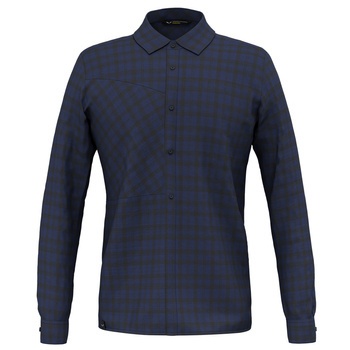 Koszula męska Salewa FENES FLANNEL 5PL granatowa 00-0000028446_3967