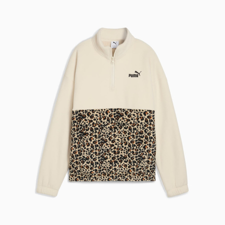 Bluza damska Puma ESS GRAPHIC ANIMAL RELAXED HZ CREW beżowa 68808387