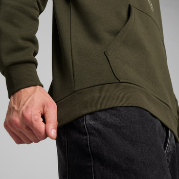 Bluza z kapturem męska Puma POWER GRAPHIC FL zielona 68174170