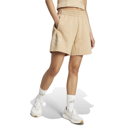 Spodenki damskie adidas FUTURE ICONS 3-STRIPES beżowe JW7834