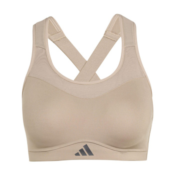 Stanik sportowy damski adidas TLRD beżowy JX8843